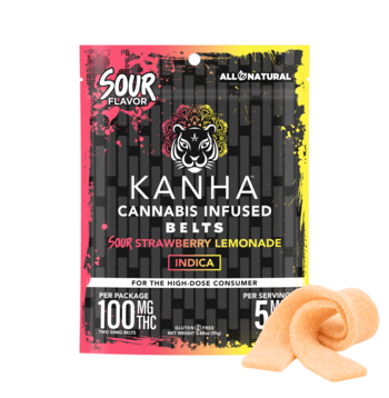 KANHA | Belts | Sour Strawberry Lemonade | Indica | 100mg THC